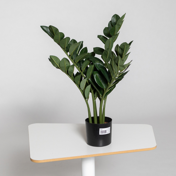 Silkki Palmuvehka 55 cm – aidonnäköinen, runsaslehväinen tekokasvi, joka tuo vihreyttä ja tyyliä tilaan.